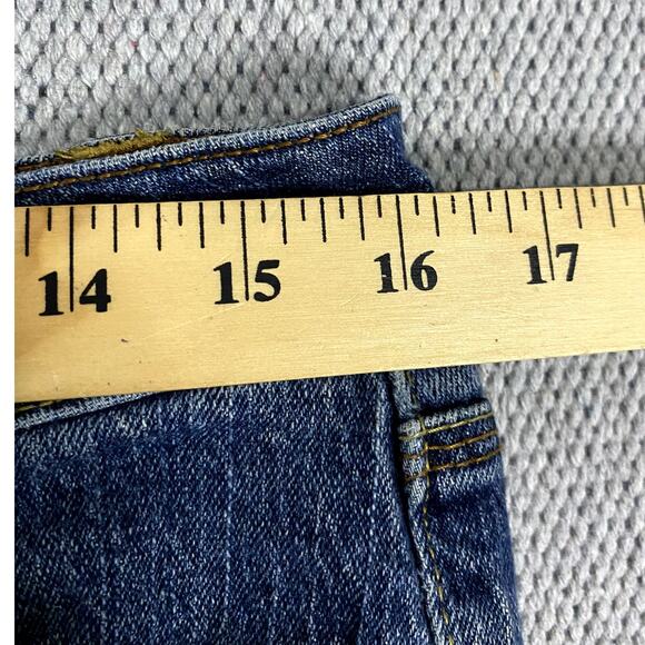 Rocawear Vintage Jeans Womens 11 32X32 Blue Bootcut Stretch Embroidered Street - Picture 11 of 14